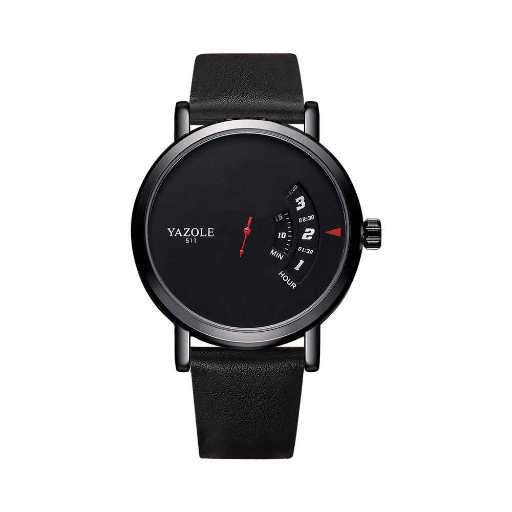 Yazole 509 Cross-border Fashion Turntable Watch Men Waterproof Men's Quartz Watch Men's Watch Watch Wholesale