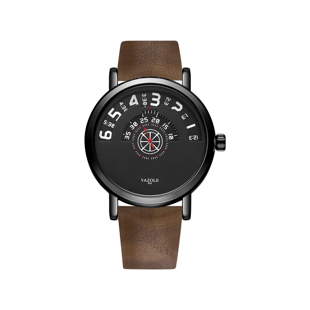 Yazole 509 Cross-border Fashion Turntable Watch Men Waterproof Men's Quartz Watch Men's Watch Watch Wholesale