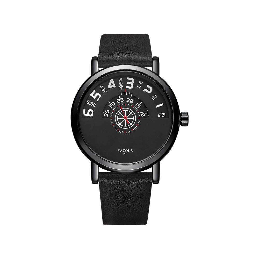 Yazole 509 Cross-border Fashion Turntable Watch Men Waterproof Men's Quartz Watch Men's Watch Watch Wholesale