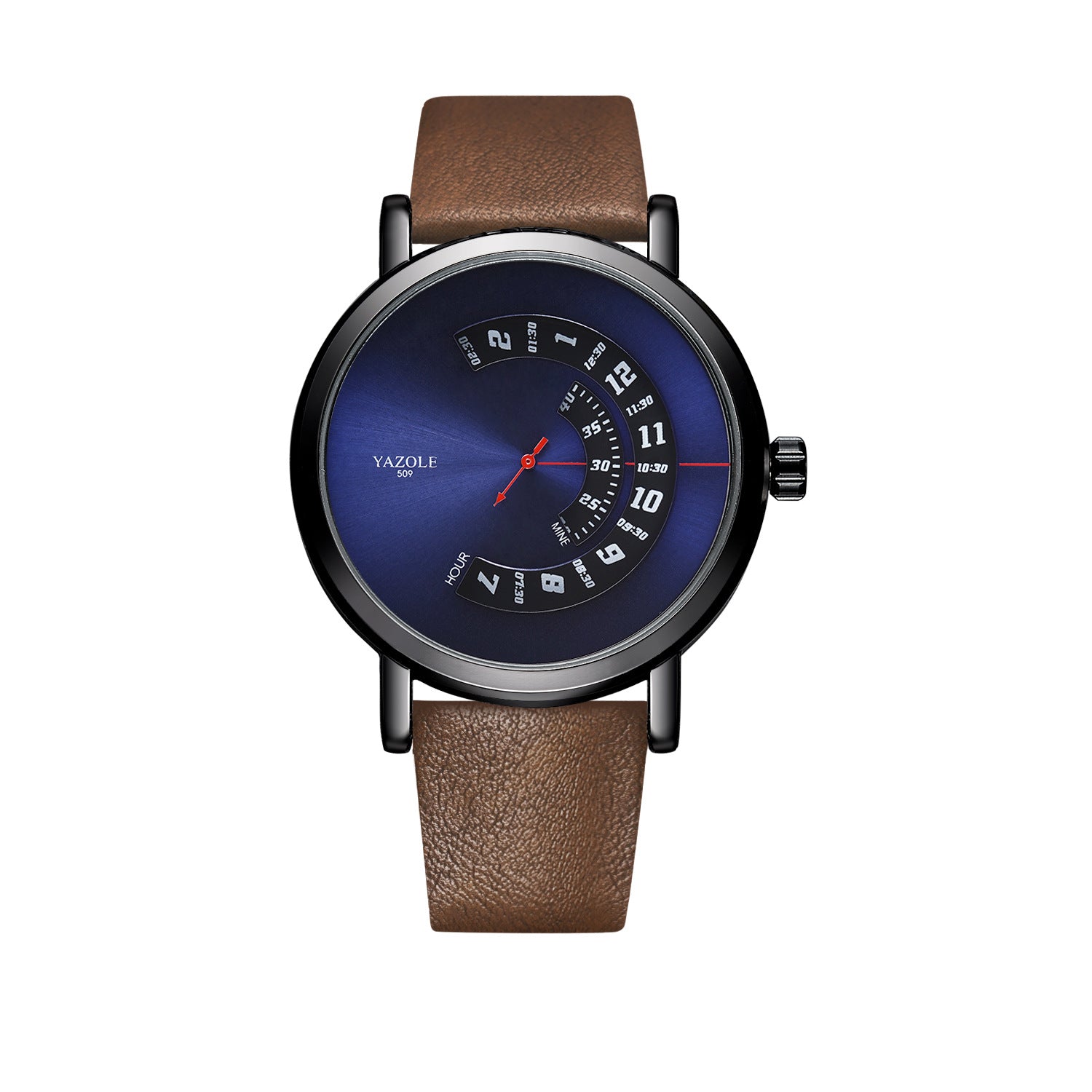 Yazole 509 Cross-border Fashion Turntable Watch Men Waterproof Men's Quartz Watch Men's Watch Watch Wholesale