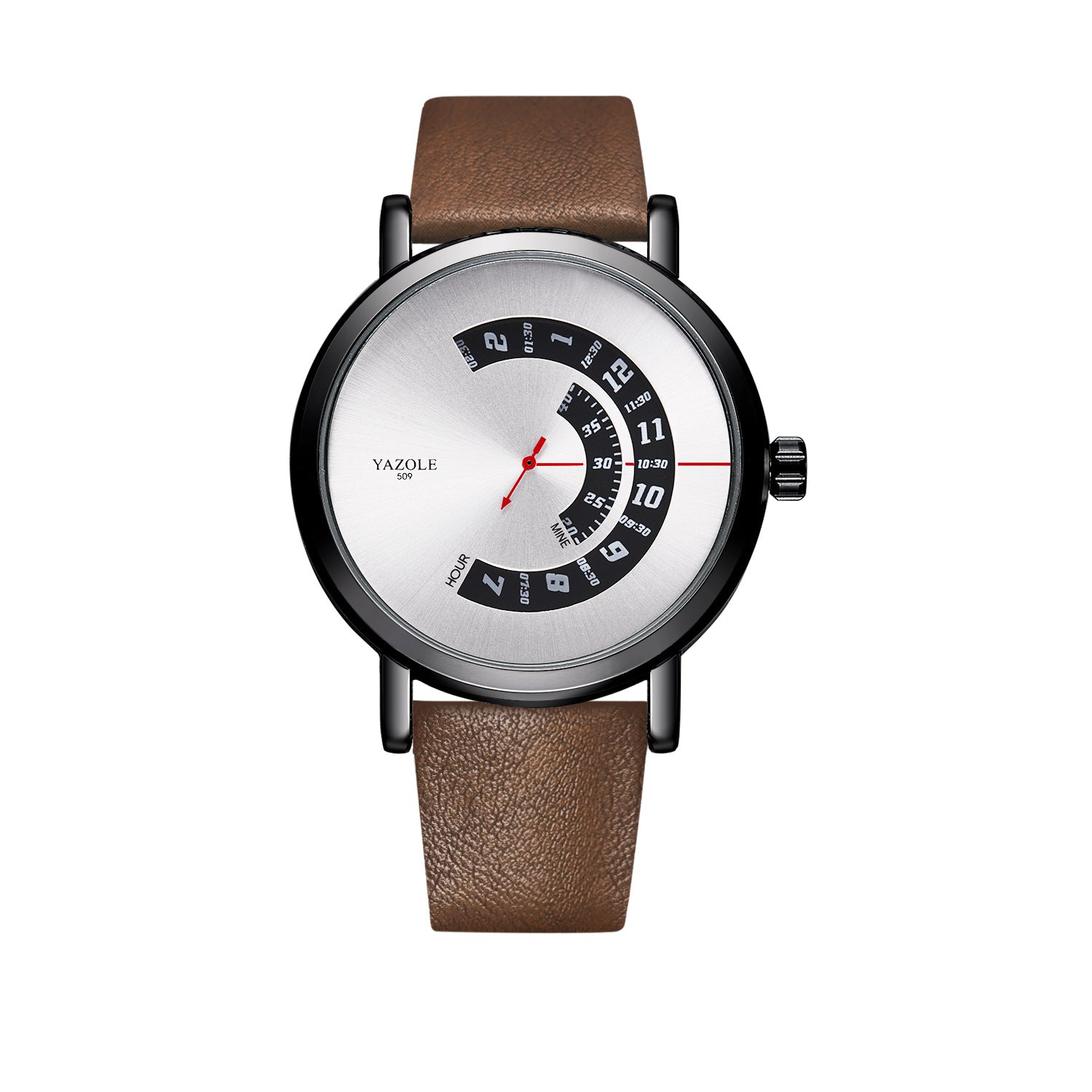 Yazole 509 Cross-border Fashion Turntable Watch Men Waterproof Men's Quartz Watch Men's Watch Watch Wholesale