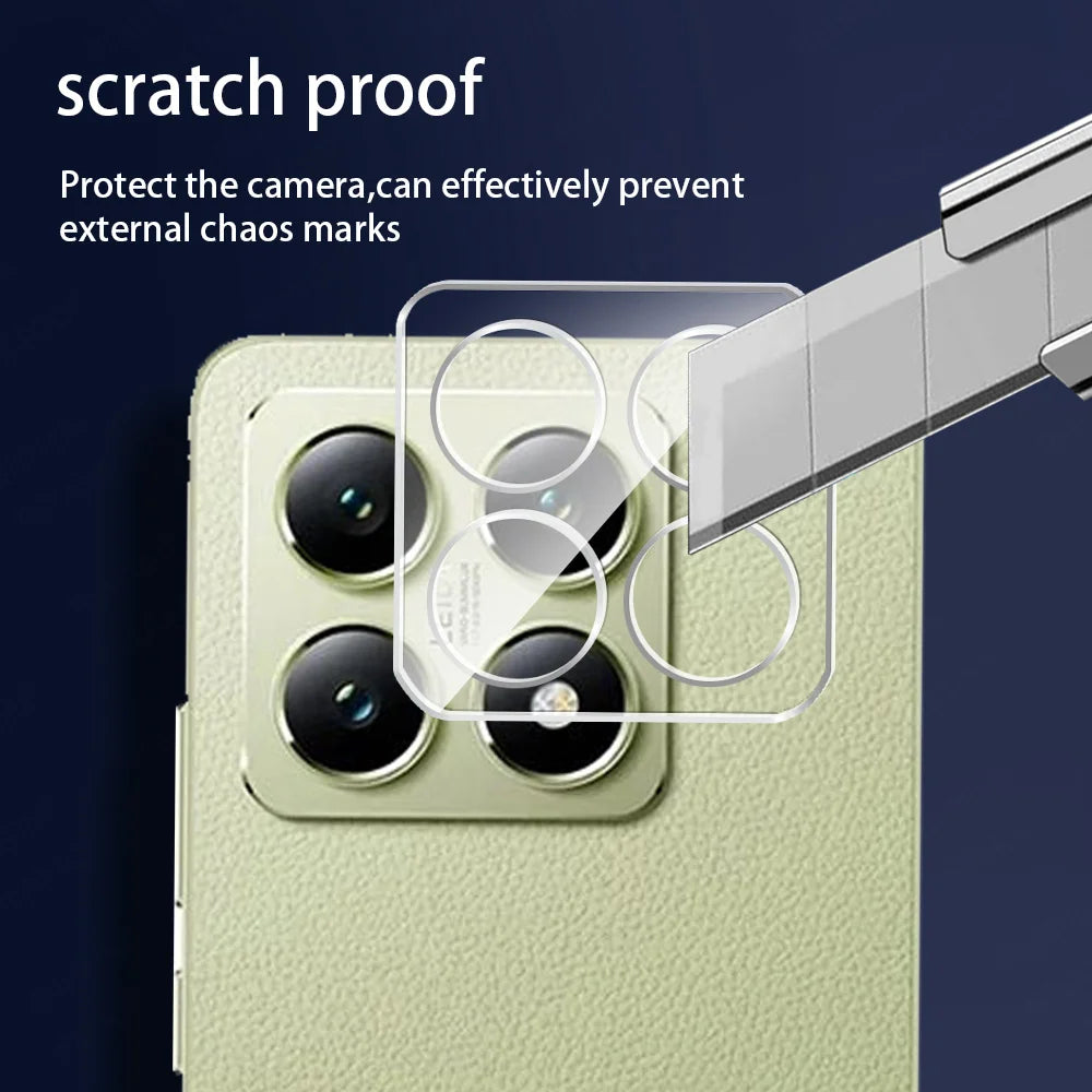 3Pcs For Xiaomi 14T Pro 3D Clear Camera Screen Protector Cover On Mi 14TPro 14 T Xiaomi14T 5G HD Lens Protective Glass Film Case