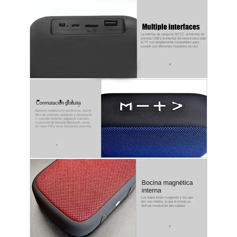 TWS Speakers Portable Bluetooth Speaker Outdoor Mini Loudspeaker HD Subwoofer 3D Stereo Music Player Surround HiFi Audio Player